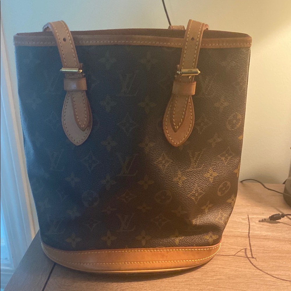 Louis Vuitton Brown Monogram Bucket Bag